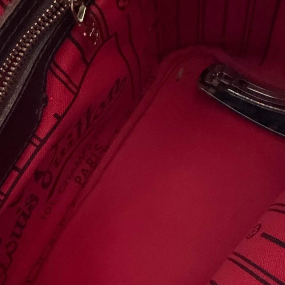 Louis Vuitton Black and Brown Checkered Tote - Picture 4 of 16